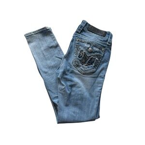 Rock Revival Jeilay Faded Blue Denim Jeans
